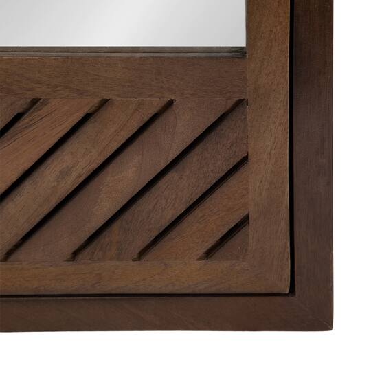 Kate and Laurel Mezzeta Bathroom Cabinet with Mirror